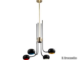 BLOSSOM TULIP 01 - Brass chandelier _ Il Bronzetto