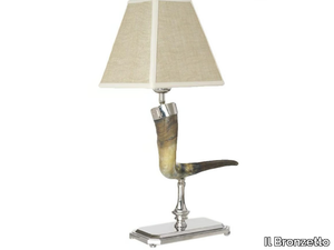 ECLECTIC HORN 04 - Brass table lamp _ Il Bronzetto