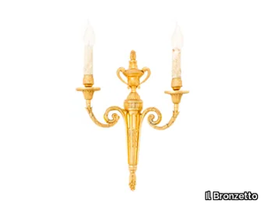 LUXURY FOUNDRY CLASSIC 519 - Brass wall lamp _ Il Bronzetto