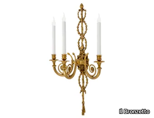 LUXURY FOUNDRY CLASSIC 504S - Brass wall lamp _ Il Bronzetto