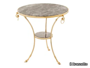 LUXURY FOUNDRY MYTHO 621 - Round marble top coffee table _ Il Bronzetto