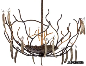 ECLECTIC CARRUBO 01 - Brass chandelier _ Il Bronzetto