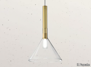 ALCHIMIA 277.03 - Direct light brass pendant lamp _ Il Fanale