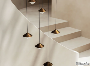 HORIZON - LED glass and iron pendant lamp _ Il Fanale