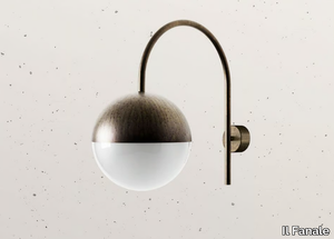 SFERA 291.06 - LED brass outdoor wall lamp _ Il Fanale