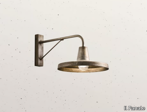 OFFICINA 268.03 - Iron wall lamp with fixed arm _ Il Fanale