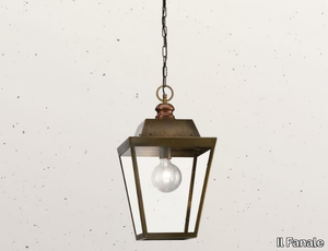 QUADRO 262.51 - Glass and iron outdoor pendant lamp _ Il Fanale