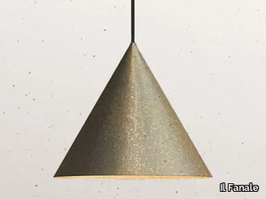 CONE 286.13 - Brass outdoor pendant lamp _ Il Fanale