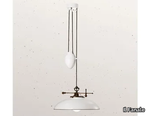 COUNTRY 080.11 - LED adjustable Murano glass pendant lamp _ Il Fanale