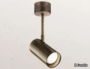 GIRASOLI 214.08 - Adjustable round brass spotlight _ Il Fanale