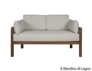 DUAL - 2 seater fabric garden sofa _ Il Giardino di Legno