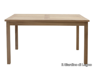 DEHORS - Rectangular teak garden table _ Il Giardino di Legno