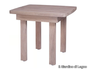 RACCONTI - Rectangular teak garden side table _ Il Giardino di Legno