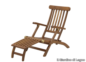 JUNIOR - Recliner teak deck chair _ Il Giardino di Legno