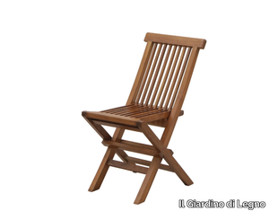 JUNIOR - Folding teak garden chair _ Il Giardino di Legno