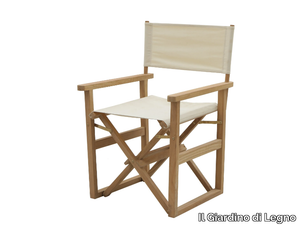 REGISTA - Folding garden chair with armrests _ Il Giardino di Legno