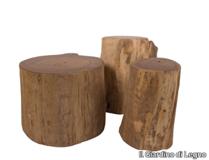 REMIX - Solid wood side table _ Il Giardino di Legno