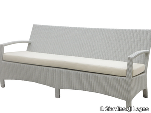 TONGA - 3 seater synthetic fibre garden sofa _ Il Giardino di Legno