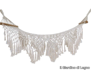 MACRAMÈ - 1 Seater fabric hammock _ Il Giardino di Legno