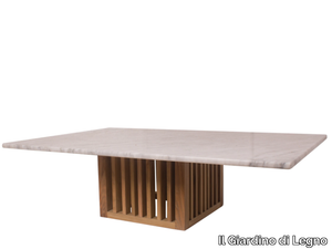 CODE - Rectangular garden side table _ Il Giardino di Legno