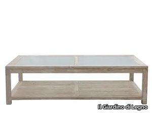 ZEFIRO - Rectangular coffee table with storage space _ Il Giardino di Legno