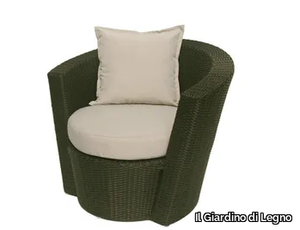 SENTOSA - Synthetic fibre garden armchair with armrests _ Il Giardino di Legno