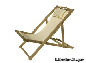 VENEZIA - Folding teak deck chair _ Il Giardino di Legno