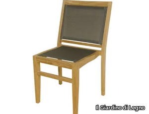 MACAO - Stackable Batyline® garden chair _ Il Giardino di Legno