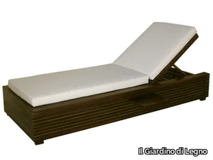 SAINT TROPEZ - Recliner wooden sun lounger _ Il Giardino di Legno