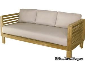 SAINT TROPEZ - 3 seater wooden garden sofa _ Il Giardino di Legno