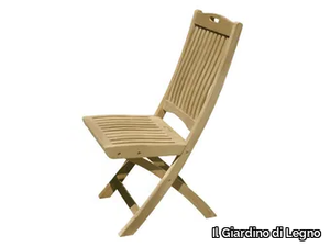 MOON - Folding teak garden chair _ Il Giardino di Legno