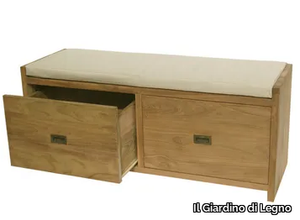 EMILY - Teak garden cabinet / garden bench _ Il Giardino di Legno