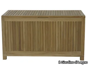 VICKY - Wooden garden bench with storage space _ Il Giardino di Legno