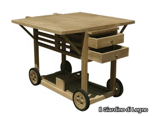 TELEMACO - Wooden food trolley _ Il Giardino di Legno