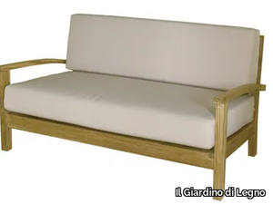 SAVANA - 2 seater wooden garden sofa _ Il Giardino di Legno