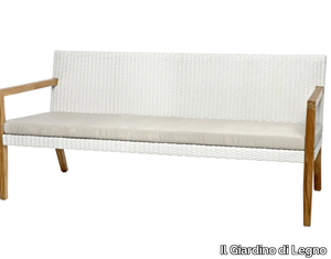 FIJI - 3 seater synthetic fibre garden sofa _ Il Giardino di Legno