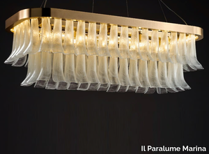 2295OVAL - Handmade Murano glass pendant lamp _ Il Paralume Marina