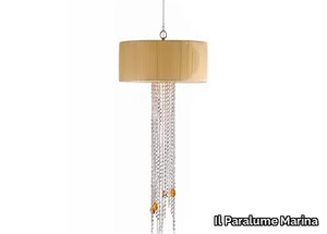 1299 - Fabric pendant lamp with crystals _ Il Paralume Marina