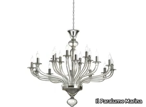 2135CH18 - LED Murano glass chandelier _ Il Paralume Marina