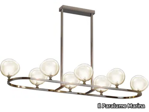 2217/CH8 - LED nickel and Pyrex® ceiling lamp _ Il Paralume Marina