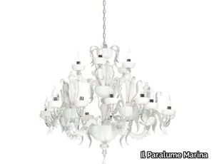 2035CH20 - LED Murano glass chandelier _ Il Paralume Marina