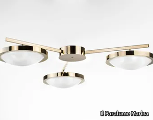 2413 - LED metal and Murano glass ceiling lamp _ Il Paralume Marina