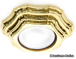 2046/LU - Ceiling recessed round brass spotlight _ Il Paralume Marina