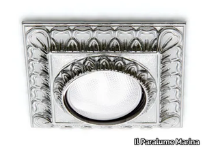 2047/NL - Square recessed ceiling brass spotlight _ Il Paralume Marina