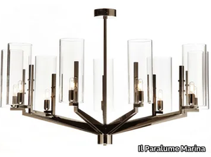 2169/CH9 PYREX - LED Borosilicate glass ceiling lamp _ Il Paralume Marina