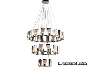 2211/CH36 - LED Carrara marble pendant lamp _ Il Paralume Marina