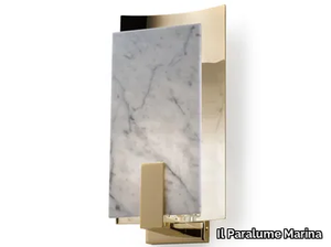 2211/A1 - LED Carrara marble and brass wall light _ Il Paralume Marina