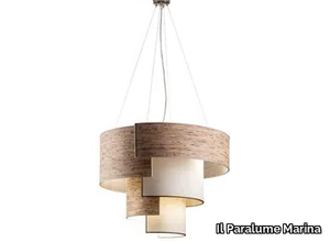 2297 - LED handmade fabric pendant lamp _ Il Paralume Marina