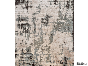 THUNDER - Himalayan wool, pure silk and vegetable colors rug _ Illulian