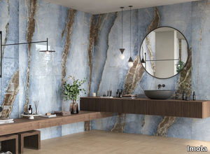 THE ROOM - ONICE ARAGOSTA - Porcelain stoneware wall/floor tiles with marble effect _ Imola